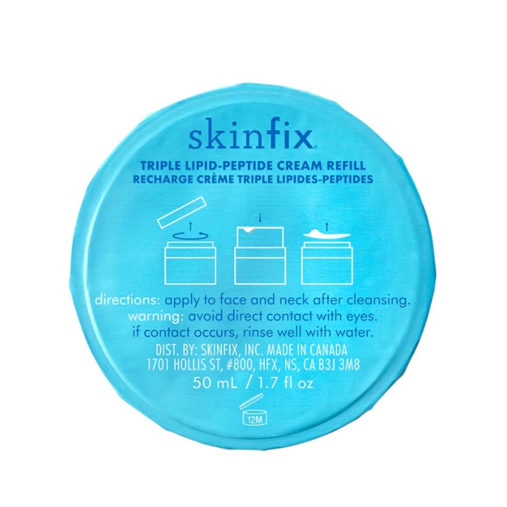 NIB Skinfix Barrier+ Triple Lipid Peptide Cream Refill - 1.7oz